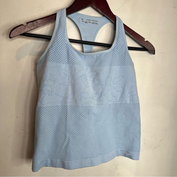 Nike unique one of the kind cami racer back bra floral design band - Picture 1 of 8